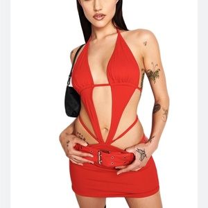 Red I Gia luira mini dress